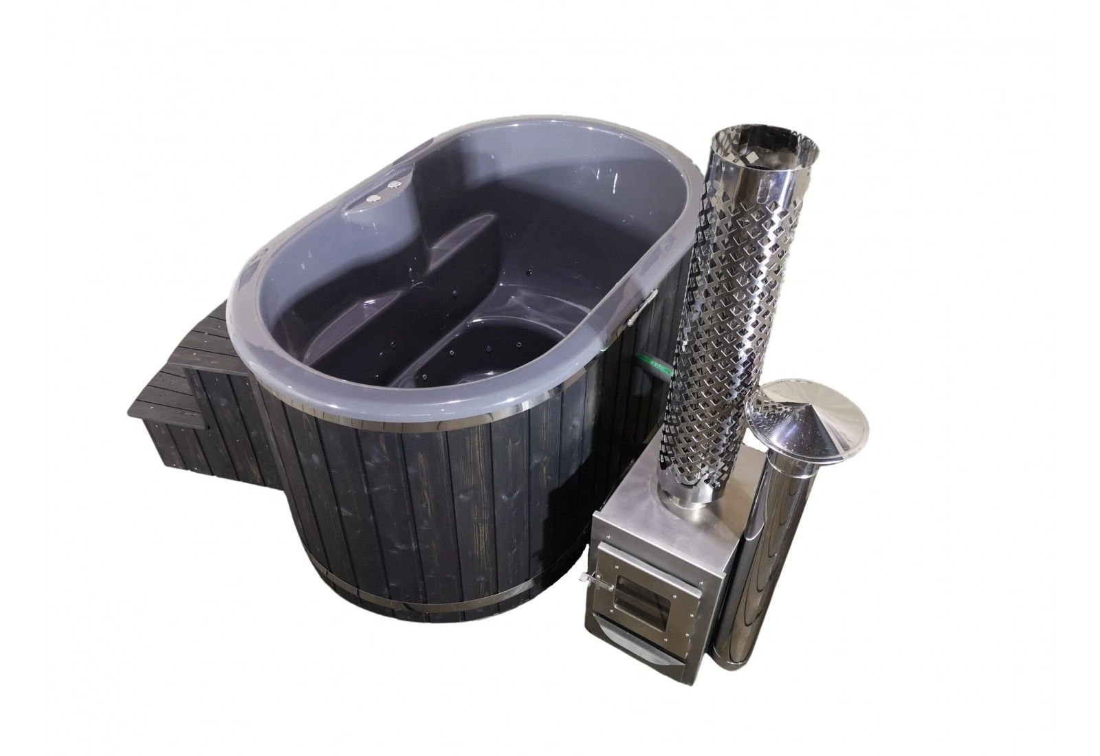 Hottub Ofuro van bovenaf gezien